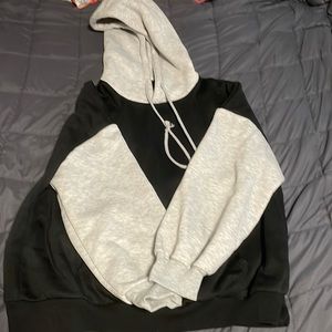 Shein Colorblock Drawstring Hoodie